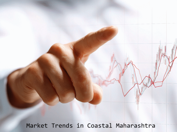 "Market Trends in Coastal Maharashtra - Real estate growth chart analysis with rising investment trends."